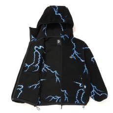 画像3: CHALLENGER/THUNDERBOLT BOA HOODIE（BLACK）［サンダーボルトボアフーディー-25秋冬］ (3)