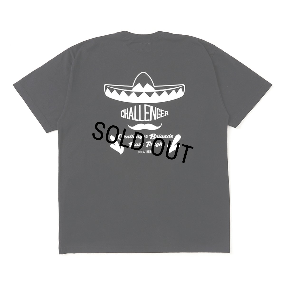 画像1: CHALLENGER/SOMBRERO TEE（BLACK）［ソンブレロT-25秋冬］ (1)