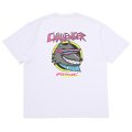 CHALLENGER/NEON WOLF TEE（WHITE）［ネオンウルフT-25秋冬］