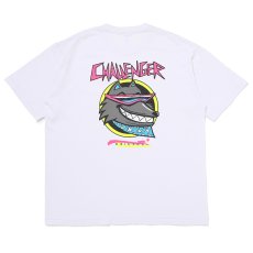 画像1: CHALLENGER/NEON WOLF TEE（WHITE）［ネオンウルフT-25秋冬］ (1)