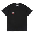 CHALLENGER/ROSE PKT TEE（BLACK）［ローズポケT-25秋冬］