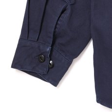 画像9: CHALLENGER/SNAKING LOGO WORK SHIRT（NAVY）［スネーキングロゴワークシャツ-25秋冬］ (9)
