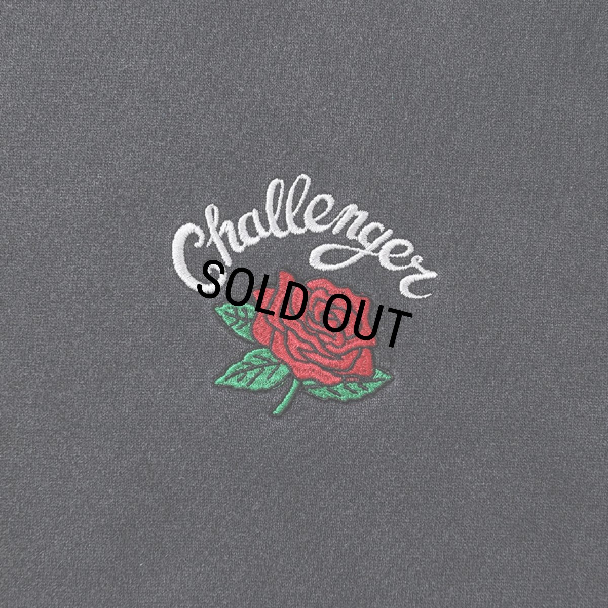 画像5: CHALLENGER/ROSE ZIP HOODIE（BLACK）［ローズジップフーディー-25秋冬］ (5)