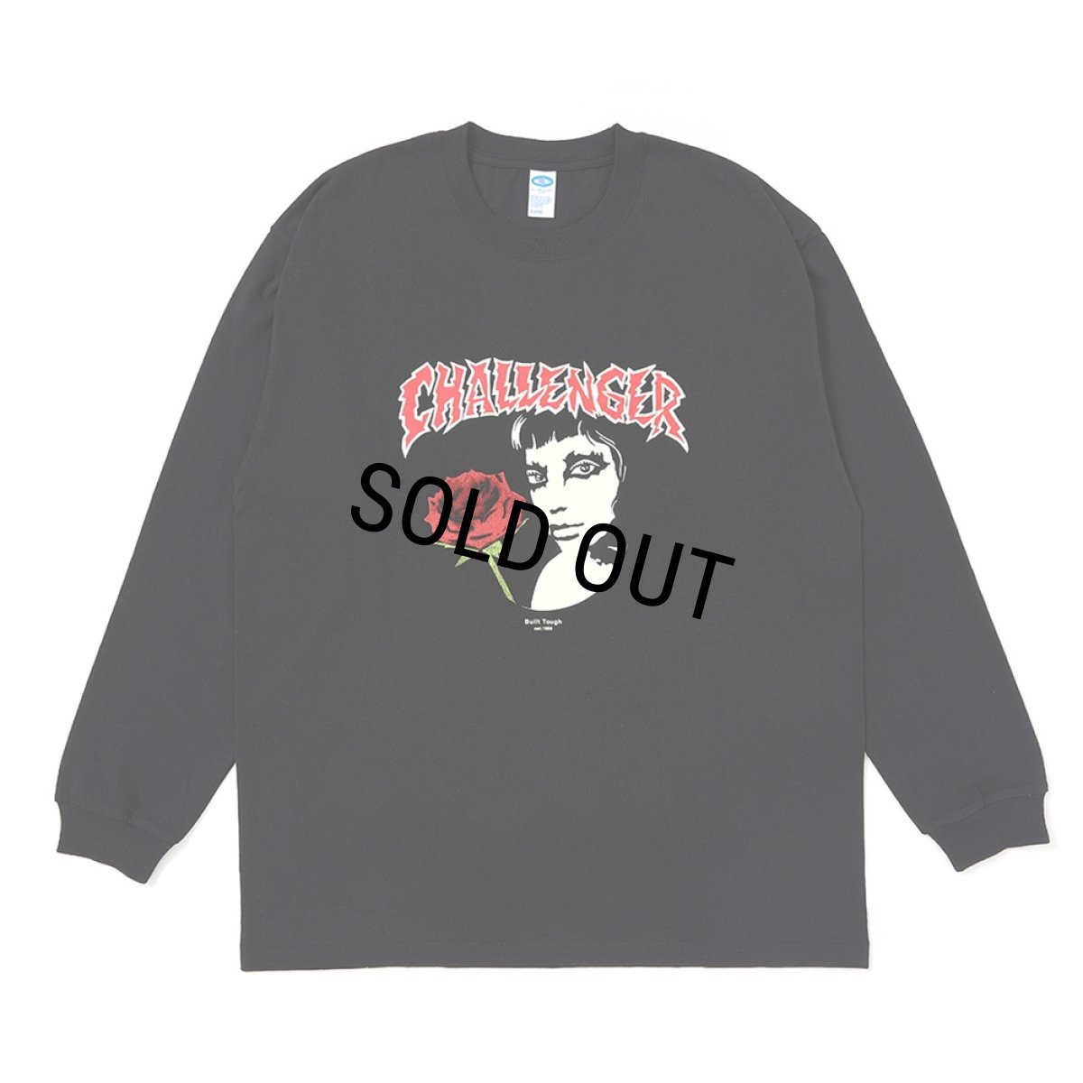 画像1: CHALLENGER/L/S ROSEGIRL TEE（BLACK）［ローズガール長袖T-25秋冬］ (1)