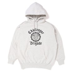 画像1: CHALLENGER/COLLEGE HOODIE（GRAY）［カレッジフーディー-25秋冬］ (1)