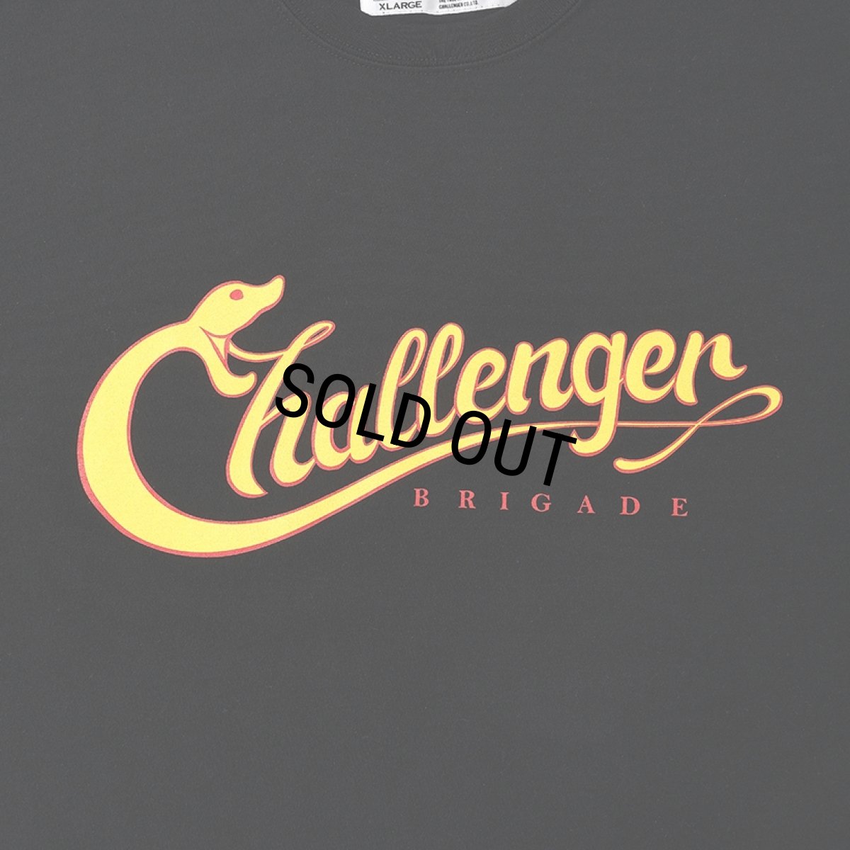 画像3: CHALLENGER/SNAKING TEE（BLACK）［スネーキングT-25秋冬］ (3)