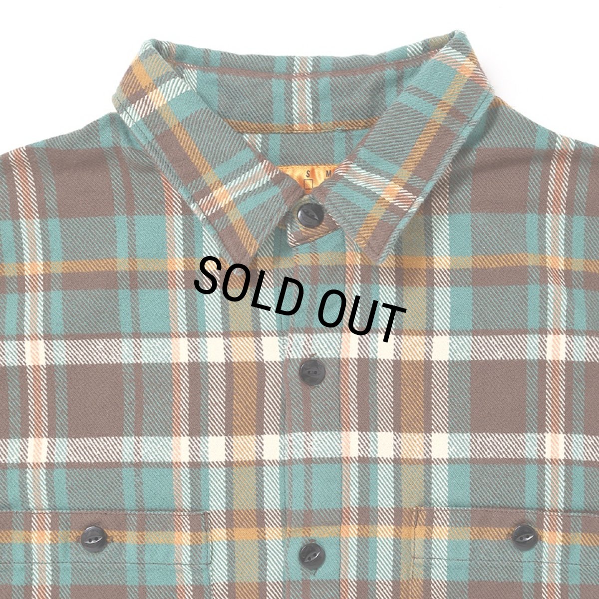 画像3: CHALLENGER/PLAID FLANNEL SHIRT（GREEN）［チェックフランネルシャツ-25秋冬］ (3)