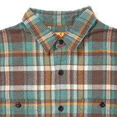 画像3: CHALLENGER/PLAID FLANNEL SHIRT（GREEN）［チェックフランネルシャツ-25秋冬］ (3)