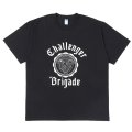 CHALLENGER/COLLEGE TEE（BLACK）［カレッジT-25秋冬］