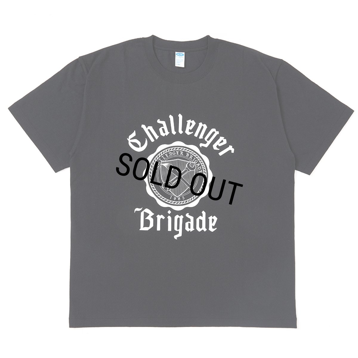 画像1: CHALLENGER/COLLEGE TEE（BLACK）［カレッジT-25秋冬］ (1)