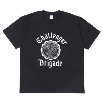 CHALLENGER/COLLEGE TEE（BLACK）［カレッジT-25秋冬］