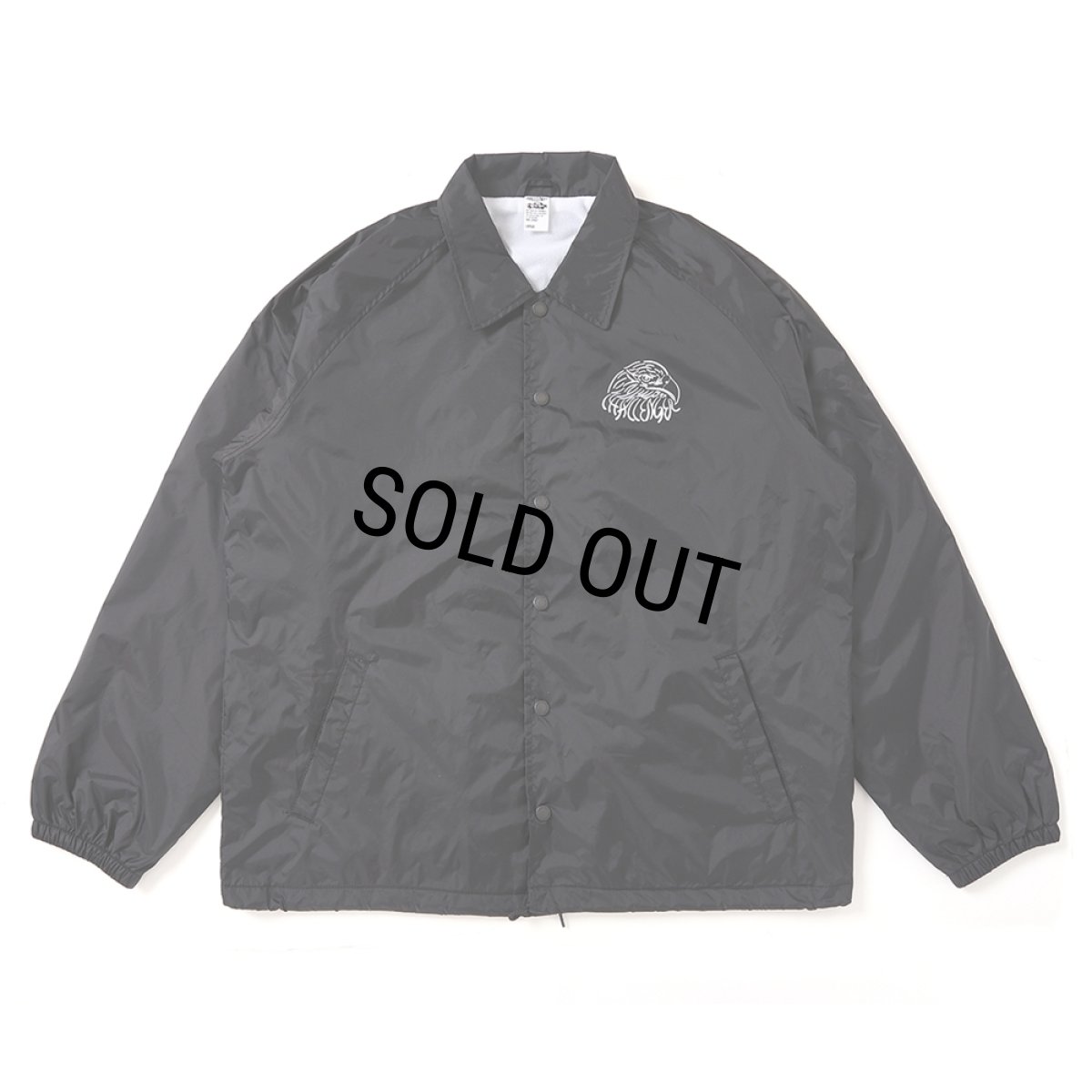 画像1: CHALLENGER/EAGLE COACH JACKET（BLACK）［イーグルコーチJKT-25秋冬］ (1)