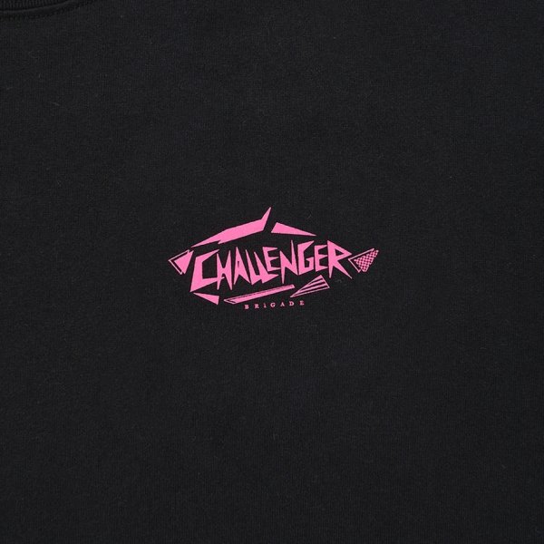 画像3: CHALLENGER/NEON WOLF TEE（BLACK）［ネオンウルフT-25秋冬］