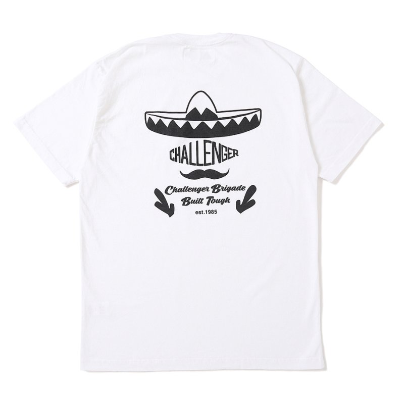 画像2: CHALLENGER/SOMBRERO TEE（WHITE）［ソンブレロT-25秋冬］