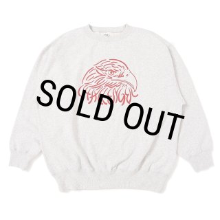 CHALLENGER/EAGLE C/N SWEAT（GRAY）［イーグルクルーネックスウェット