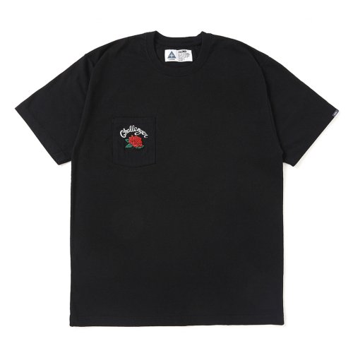 他の写真1: CHALLENGER/ROSE PKT TEE（BLACK）［ローズポケT-25秋冬］