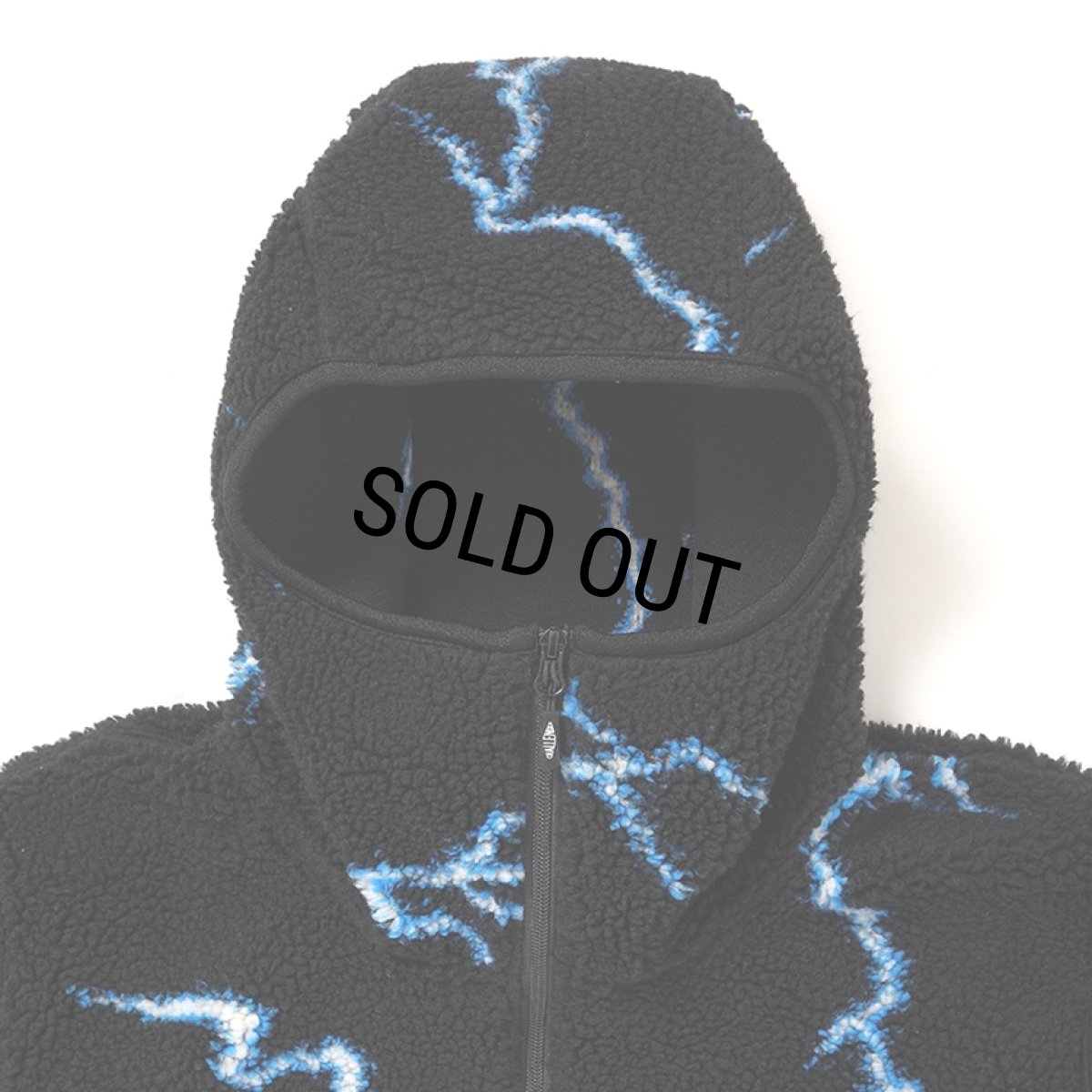 画像4: CHALLENGER/THUNDERBOLT BOA HOODIE（BLACK）［サンダーボルトボアフーディー-25秋冬］ (4)