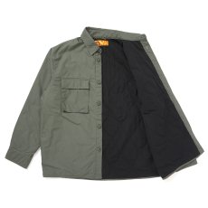 画像3: CHALLENGER/LINING MILITARY SHIRT（ARMY GREEN）［ライニングミリタリーシャツ-25秋冬］ (3)