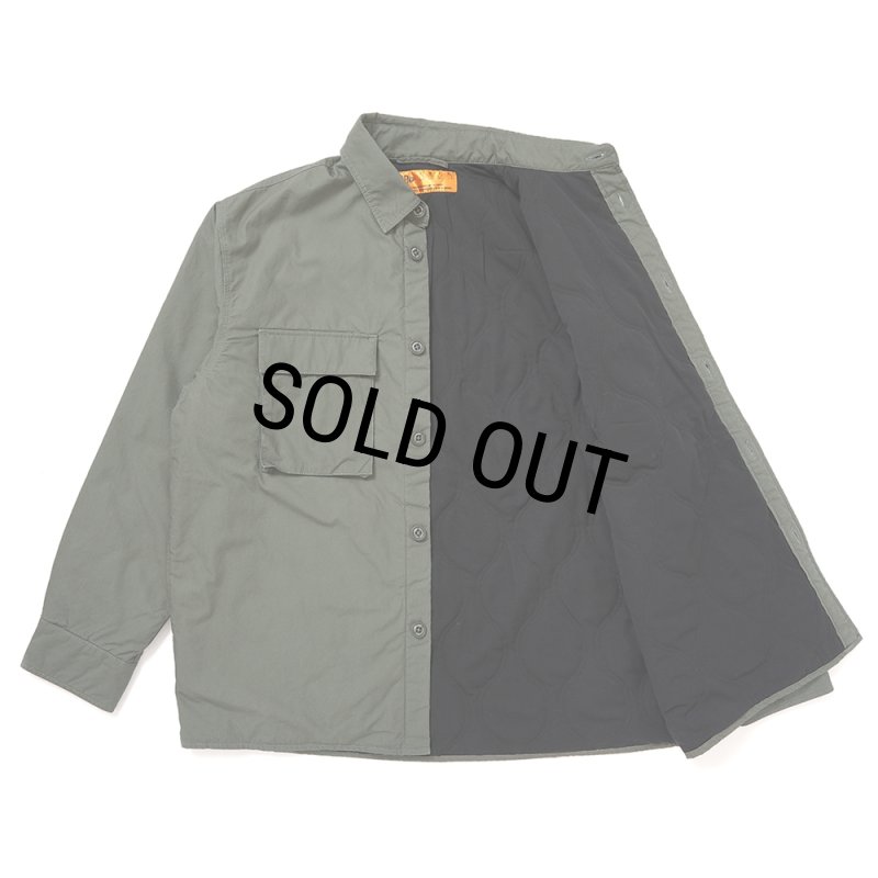CHALLENGER/LINING MILITARY SHIRT（ARMY GREEN）［ライニング