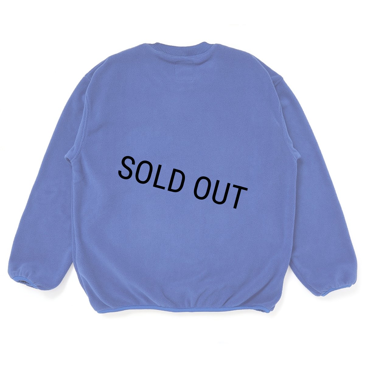 画像2: CHALLENGER/ROSE C/N FLEECE（BLUE）［ローズクルーネックフリース-25秋冬］ (2)