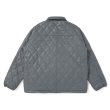 CHALLENGER/QUILTING LEATHER JACKET（GRAY）［キルティングレザーJKT