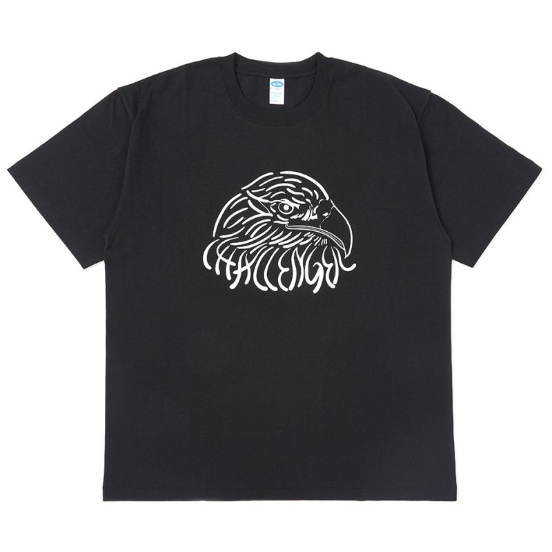 画像1: CHALLENGER/EAGLE TEE（BLACK）［イーグルT-25秋冬］