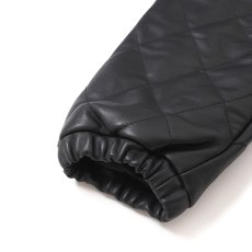 画像7: CHALLENGER/QUILTING LEATHER JACKET（BLACK）［キルティングレザーJKT-25秋冬］ (7)