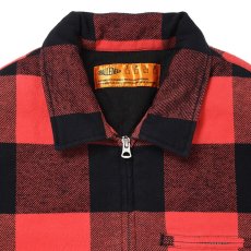 画像4: CHALLENGER/LINING ZIP UP SHIRT（ORANGE/BLACK）［ライニングジップアップシャツ-25秋冬］ (4)