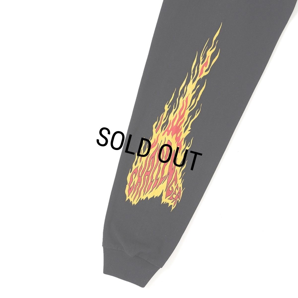 画像3: CHALLENGER/L/S SNAKING LOGO TEE（BLACK）［スネーキングロゴ長袖T-25秋冬］ (3)