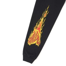 画像3: CHALLENGER/L/S SNAKING LOGO TEE（BLACK）［スネーキングロゴ長袖T-25秋冬］ (3)