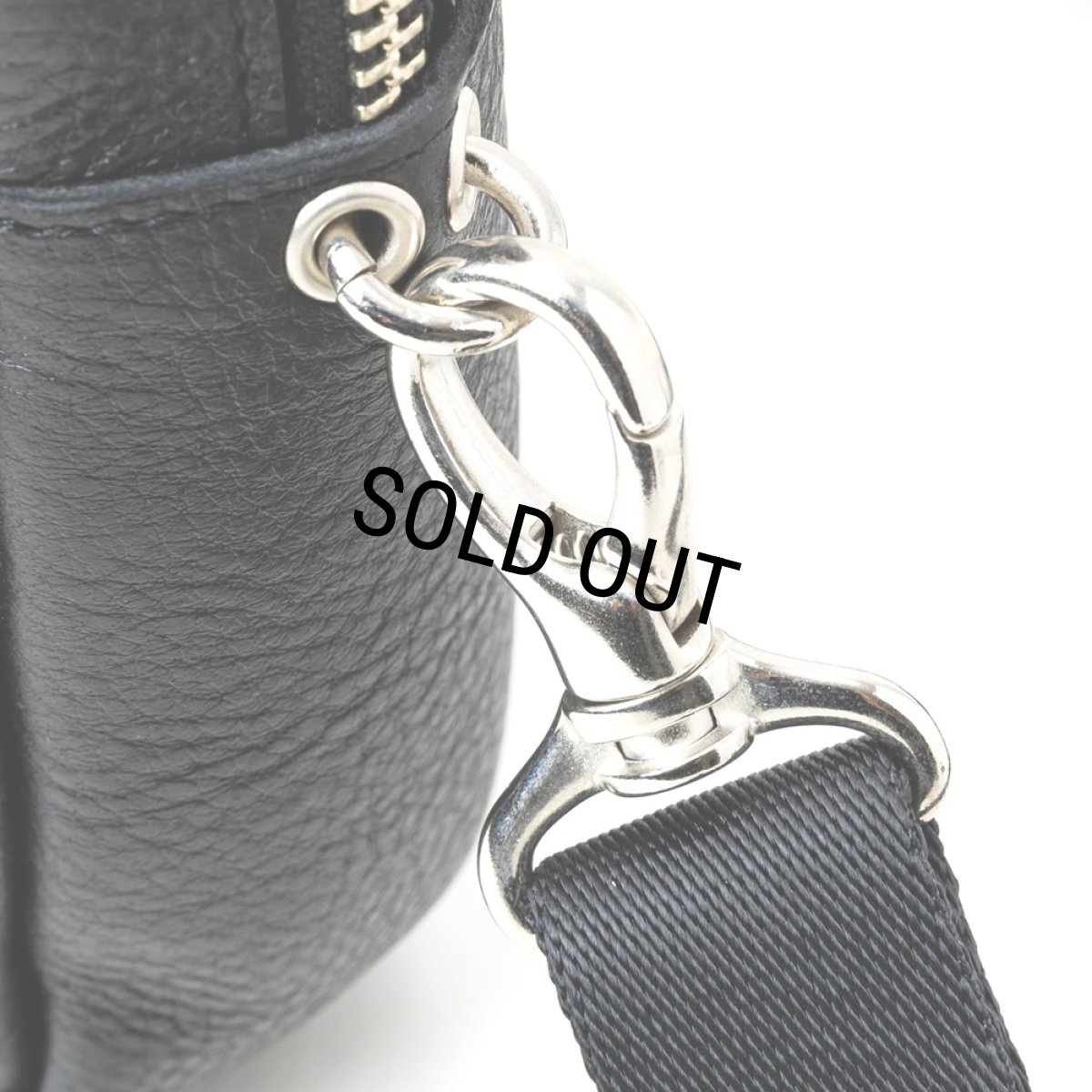 画像5: CALEE/STUDS LEATHER SHOULDER BAG ＜BOX TYPE＞（BLACK）［レザーショルダーバッグ-25春夏］ (5)