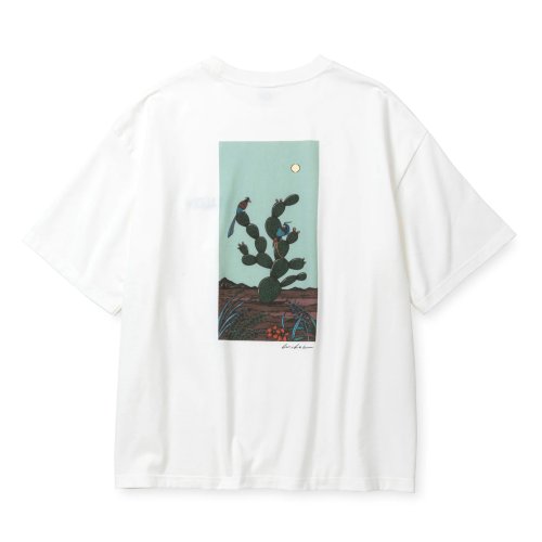 他の写真2: CALEE/× MIHO MURAKAMI DROP SHOULDER PRINT TEE（WHITE/B）［ドロップショルダープリントT-25春夏］