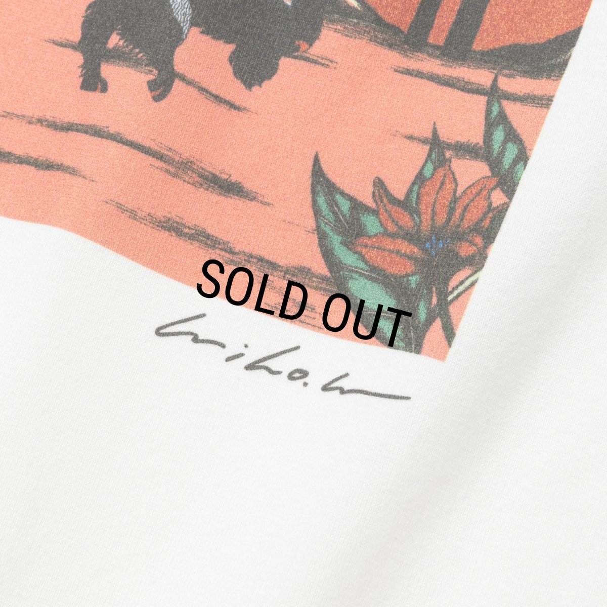 画像6: CALEE/× MIHO MURAKAMI DROP SHOULDER PRINT TEE（WHITE/A）［ドロップショルダープリントT-25春夏］ (6)