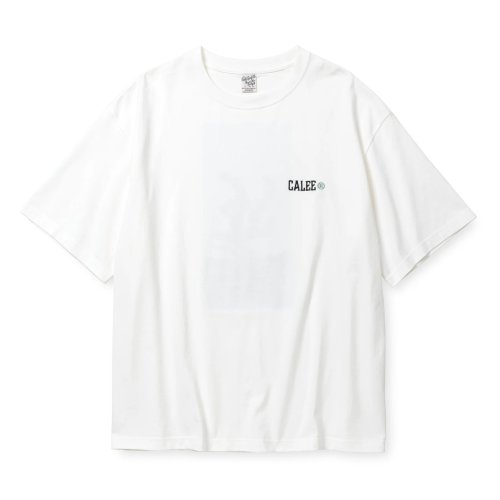 他の写真1: CALEE/× MIHO MURAKAMI DROP SHOULDER PRINT TEE（WHITE/B）［ドロップショルダープリントT-25春夏］