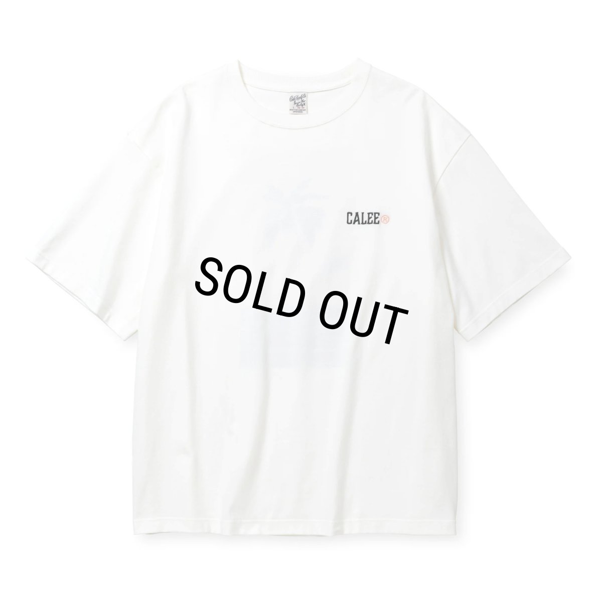 画像2: CALEE/× MIHO MURAKAMI DROP SHOULDER PRINT TEE（WHITE/C）［ドロップショルダープリントT-25春夏］ (2)