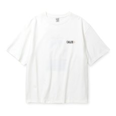 画像2: CALEE/× MIHO MURAKAMI DROP SHOULDER PRINT TEE（WHITE/C）［ドロップショルダープリントT-25春夏］ (2)