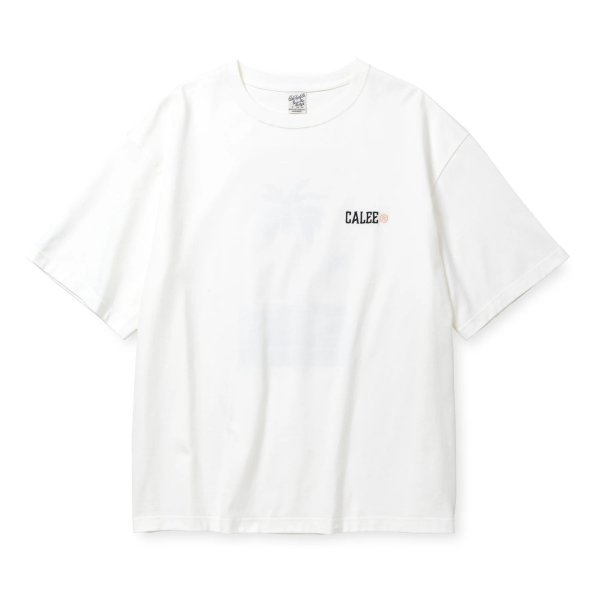 画像2: CALEE/× MIHO MURAKAMI DROP SHOULDER PRINT TEE（WHITE/C）［ドロップショルダープリントT-25春夏］