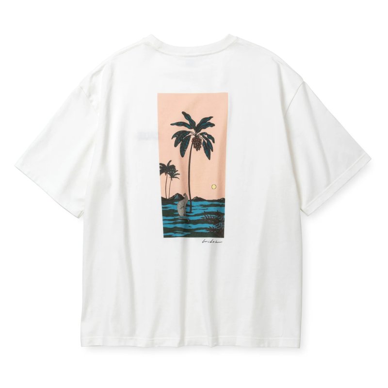 画像2: CALEE/× MIHO MURAKAMI DROP SHOULDER PRINT TEE（WHITE/C）［ドロップショルダープリントT-25春夏］