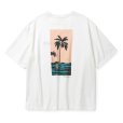 画像1: CALEE/× MIHO MURAKAMI DROP SHOULDER PRINT TEE（WHITE/C）［ドロップショルダープリントT-25春夏］ (1)