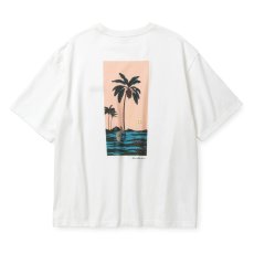 画像1: CALEE/× MIHO MURAKAMI DROP SHOULDER PRINT TEE（WHITE/C）［ドロップショルダープリントT-25春夏］ (1)