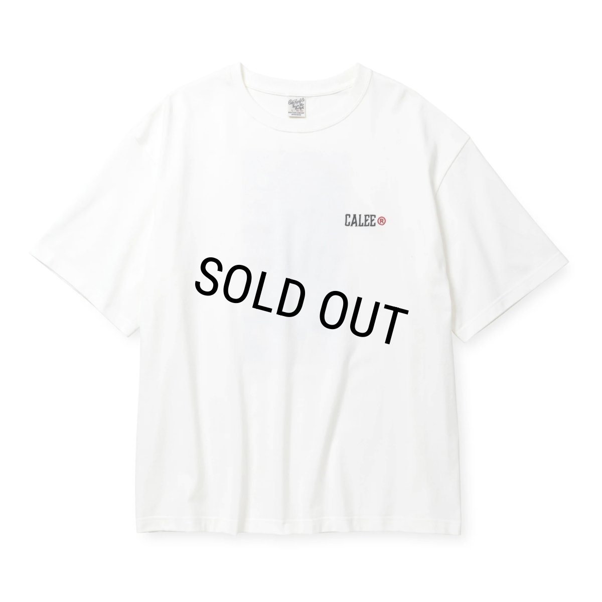 画像2: CALEE/× MIHO MURAKAMI DROP SHOULDER PRINT TEE（WHITE/A）［ドロップショルダープリントT-25春夏］ (2)