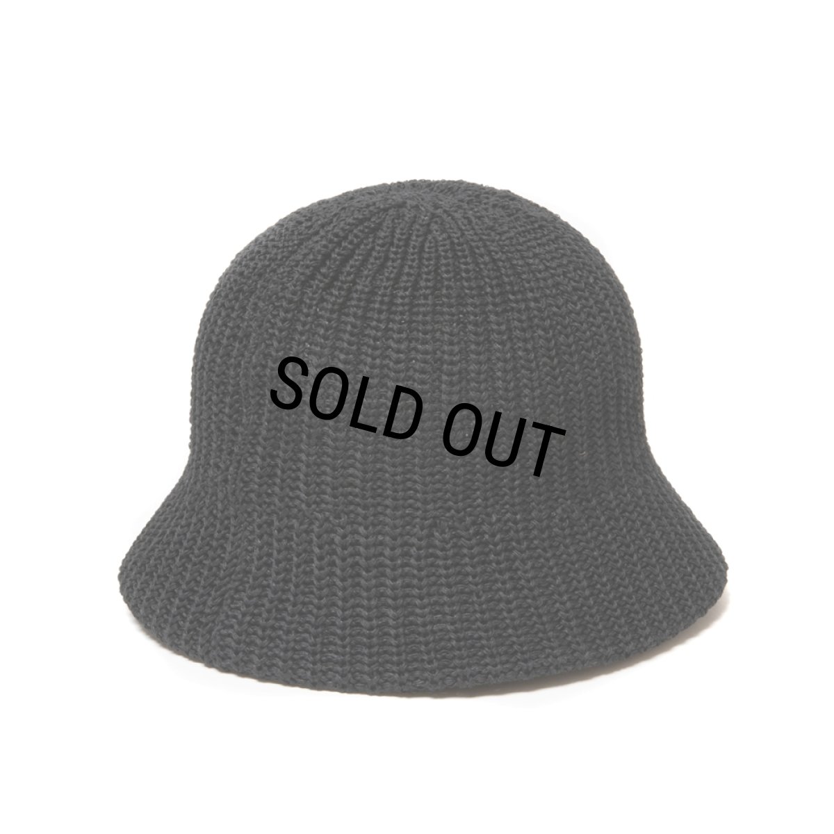画像1: COOTIE PRODUCTIONS/Knit Crusher Hat（Black）［クラッシャーハット-25春夏］ (1)