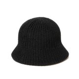 COOTIE PRODUCTIONS/Knit Crusher Hat（Black）［クラッシャーハット-25春夏］