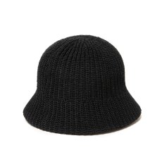 画像1: COOTIE PRODUCTIONS/Knit Crusher Hat（Black）［クラッシャーハット-25春夏］ (1)