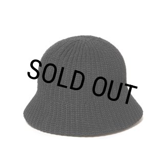 cootie crusher hat 黒 クラッシャーハット COOTIE PRODUCTIONS/Knit Crusher Hat（Black）［クラッシャーハット