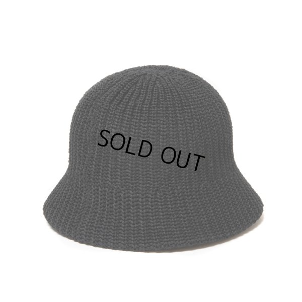 画像1: COOTIE PRODUCTIONS/Knit Crusher Hat（Black）［クラッシャーハット-25春夏］
