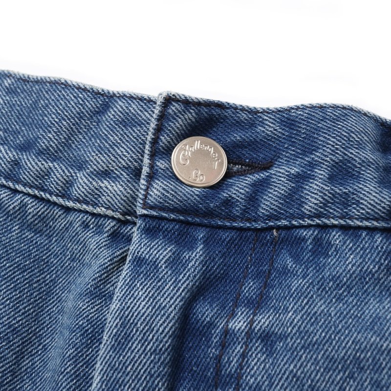 CHALLENGER/BAGGY SHORTS（WASHED INDIGO）［バギーショーツ-25春夏