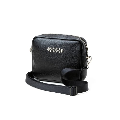 他の写真1: CALEE/STUDS LEATHER SHOULDER BAG ＜BOX TYPE＞（BLACK）［レザーショルダーバッグ-25春夏］