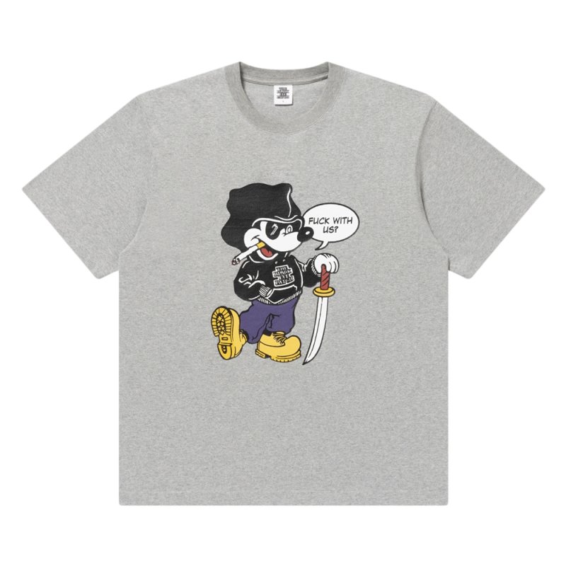 画像1: BlackEyePatch/BOOTLEG RAT TEE（HEATHER GRAY）