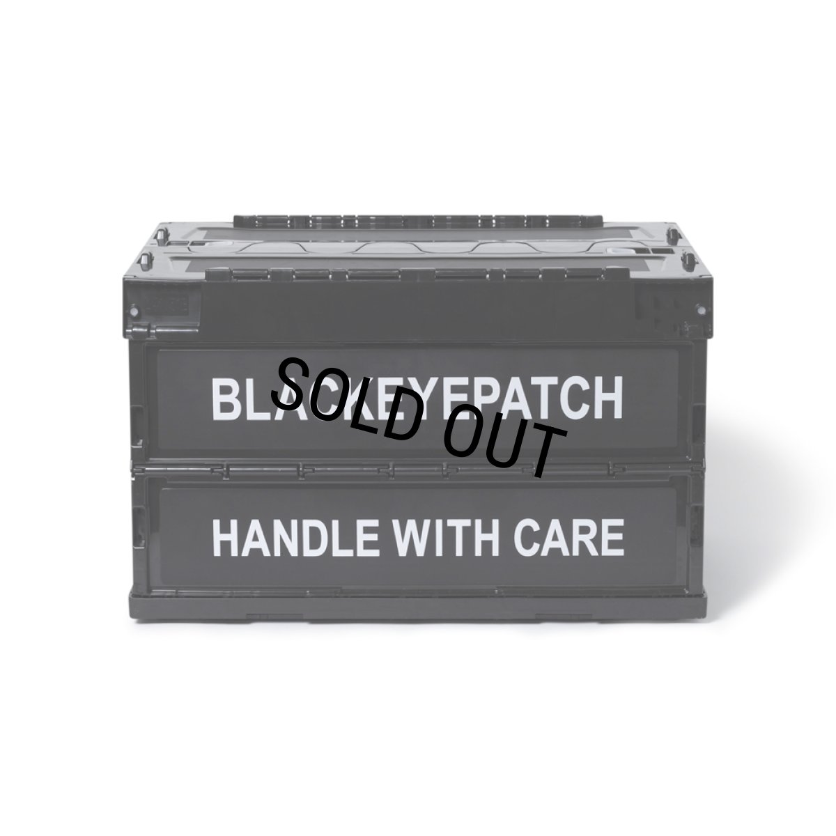 画像2: BlackEyePatch/OG LABEL FOLDING CONTAINER（BLACK） (2)